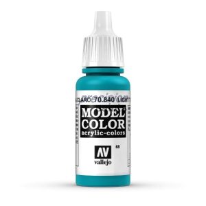 Light Turquoise 70840 Model Color acryl Vallejo modelbouwverf 17ml