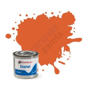 Orange Lining Matt nr 82 enamel Humbrol modelbouwverf in potje 14ml