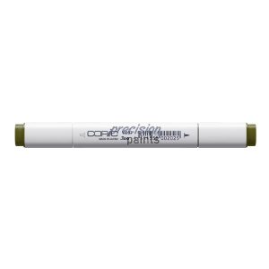 Copic Classic YG97 Spanish Olive marker met inkt op alcohol basis met 2 tips