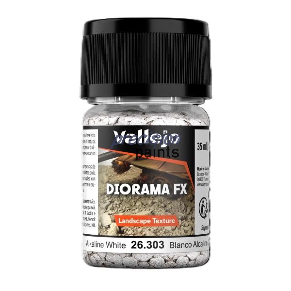 Alkaline White 2-5 mm 26303 Vallejo Diorama FX landschapstextuur 35 ml