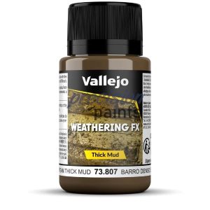 European Thick Mud dikke modder Vallejo Weathering Effects 40ml 73807