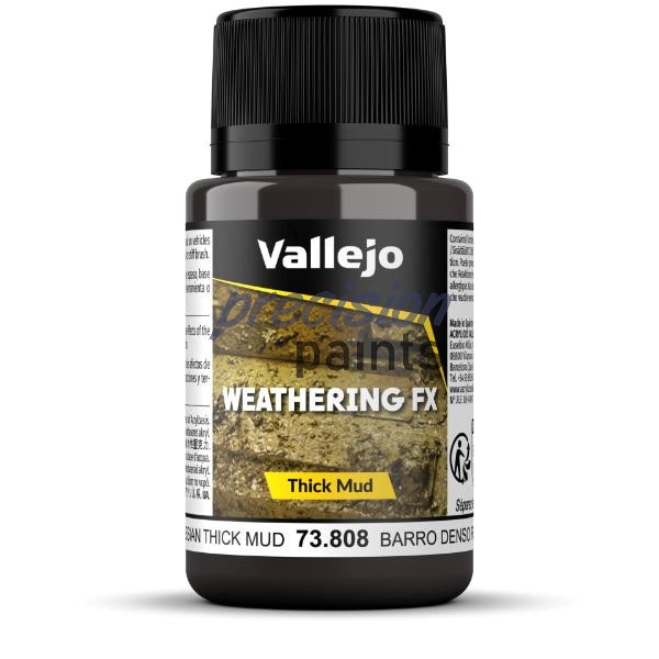 Russian Thick Mud dikke modder Vallejo Weathering Effects 40ml 73808