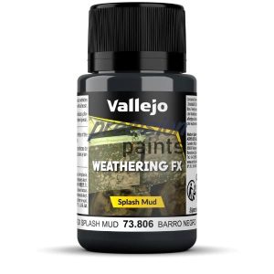 Wet Black Splash Mud moddereffect Vallejo Weathering Effects 40ml 73806